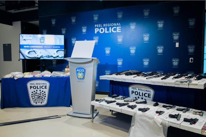 Peel Regional Police held a press conference Tuesday morning to reveal details of a large drug investigation.
