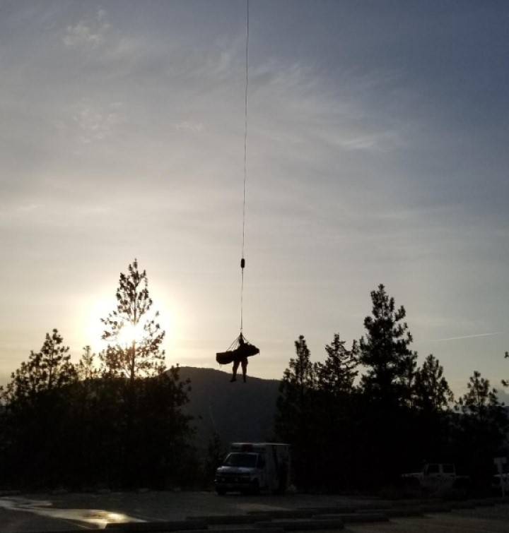 PENSAR was called in to help an injured climber at Skaha Bluffs Provincial Park late on Saturday afternoon. The woman is believed to have broken her leg. 