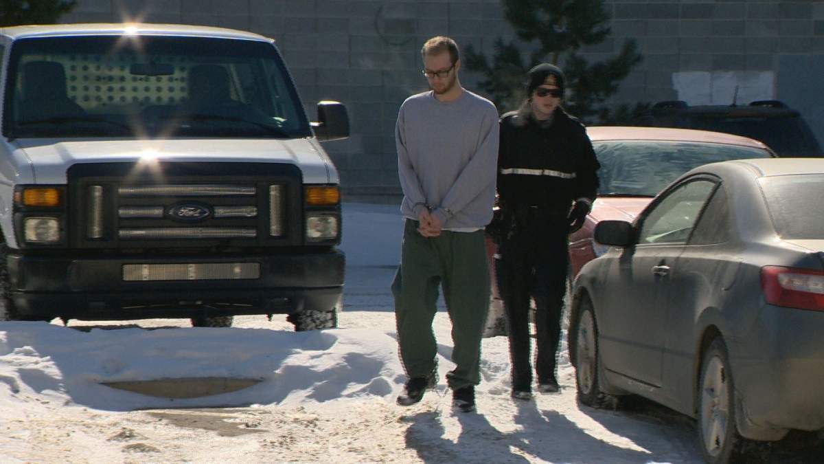 Keegan Muxlow, 24, accused in murdering Nathan Hutt, 18, in Weyburn on Jan. 4, was released on bail Tuesday afternoon. 