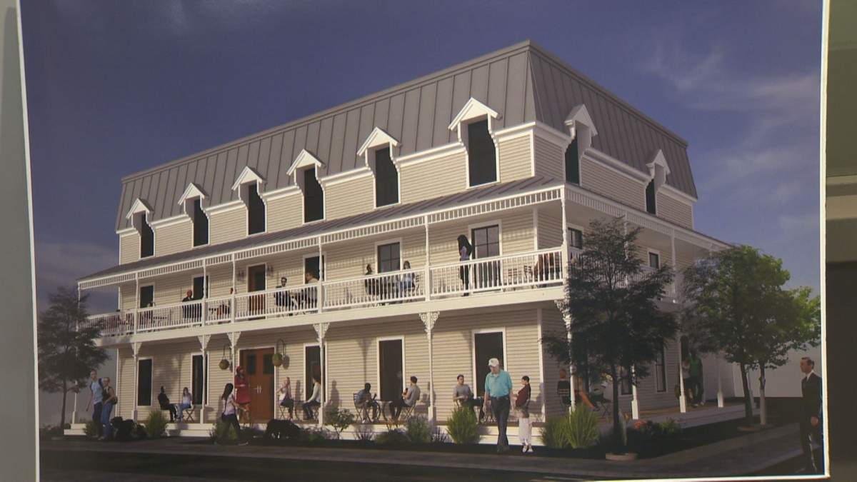 The Pointe-Claire Historical society along with the newly-formed group Heart of Pointe-Claire presented a new design to the city for new condos slated to be built on the site of the Pioneer pub in the Village. Thursday March 21st, 2019.