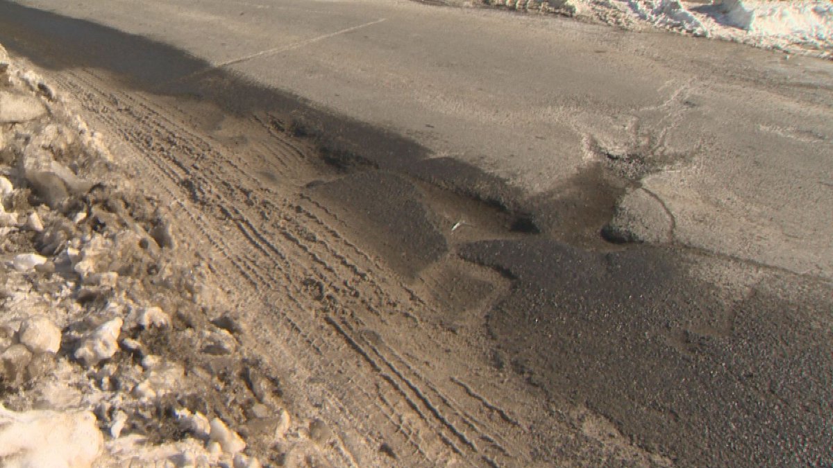 This winter's fluctuations in temperatures have led to an increased number of potholes. 