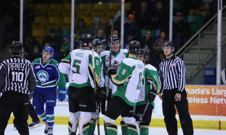 The Prince Albert Raiders shut out the Swift Current Broncos 6-0 to win the Scotty Munro Memorial Trophy.