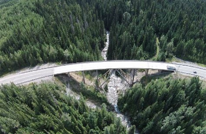 The provincial government says it will be investing $71.5 million to upgrade a section of the Trans-Canada Highway near Golden, B.C.