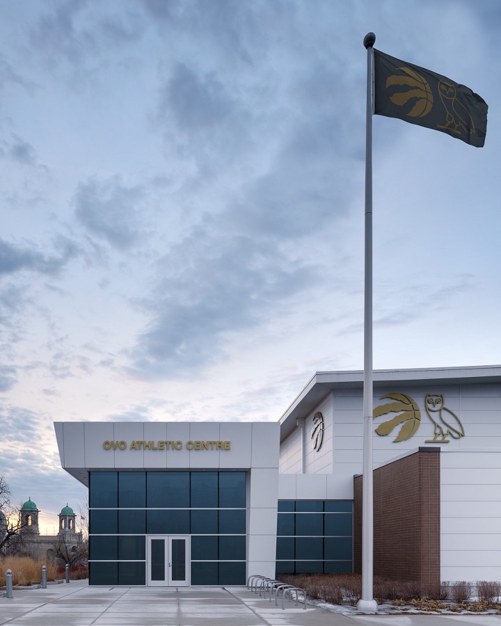 The Toronto Raptors renamed their training facility to 'OVO Athletic Centre' in honour of Drake.