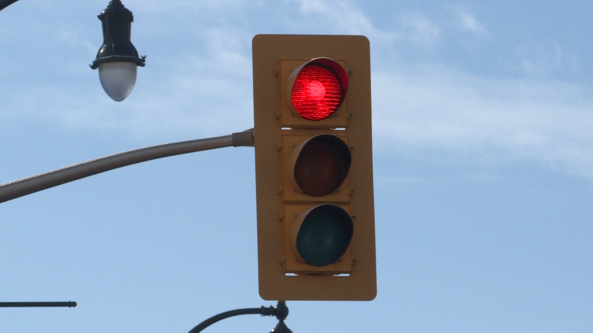 A file photo of a traffic light.