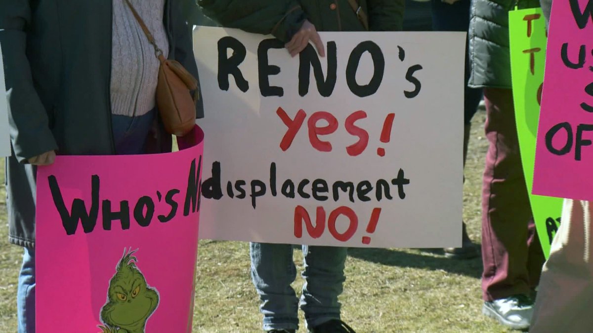 Tenants facing renoviction protest in New Westminster in 2019. Hamilton, Ont. councillors have asked city staff to create a comprehensive strategy for halting renovictions.