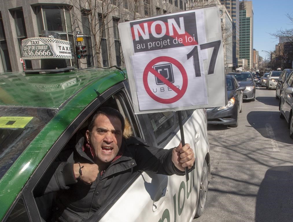 Taxi drivers say they will meet in downtown Montreal outside of the Transport Ministry's offices.