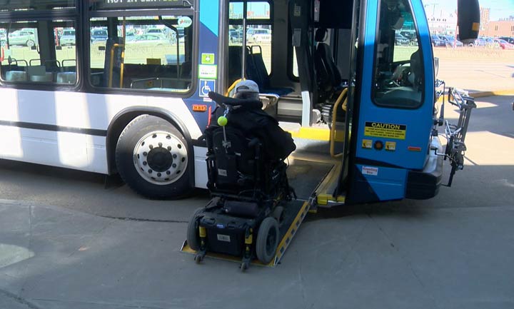 Saskatoon’s entire fleet of buses is now 100 per cent accessible to customers with reduced mobility.