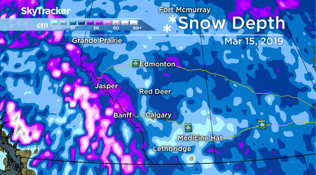 Big warm-up in the forecast may lead to big disappointment for parts of Alberta - image