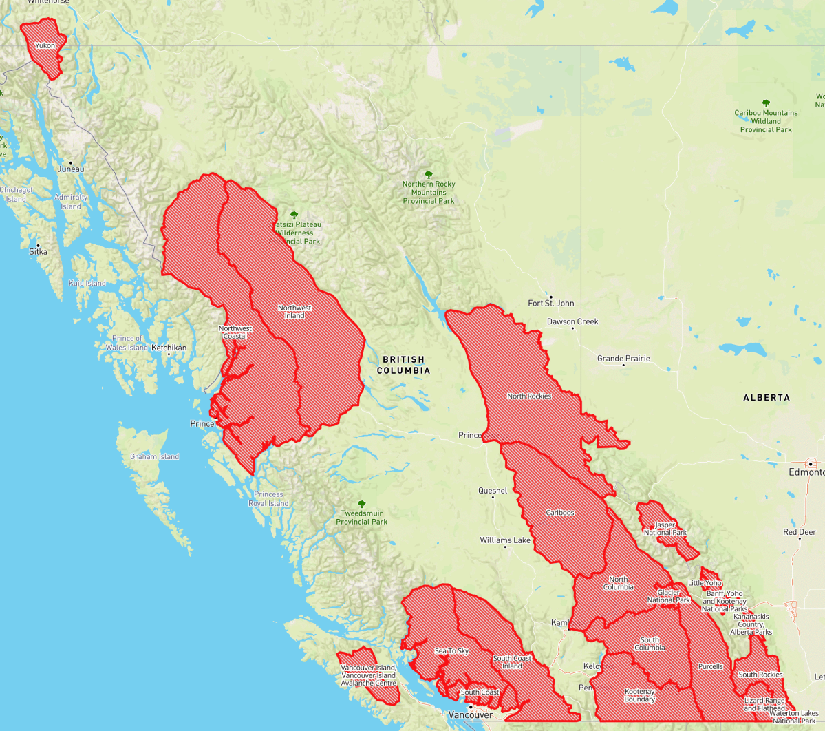 Special public avalanche warning issued in B.C. and Alberta - image