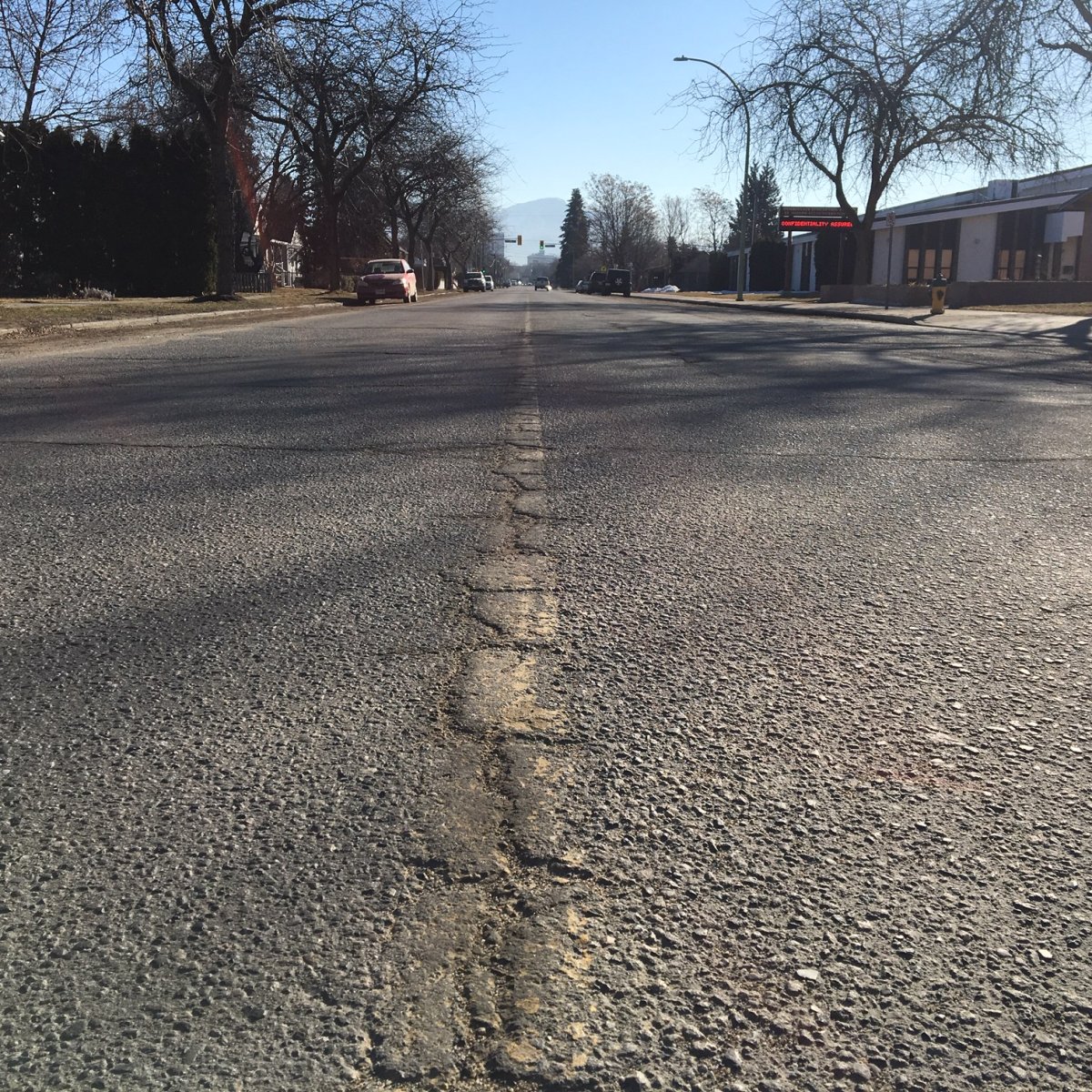 Parts of Sutherland Avenue in Kelowna will be closed for four months starting this Monday to allow for the construction of bike lanes.