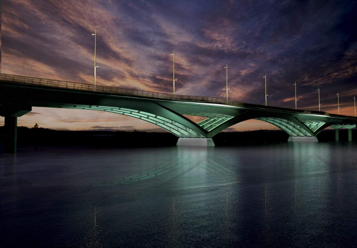 Work crews will arrive Monday to start on-shore work at the east and west landing points of Kingston's third bridge crossing.