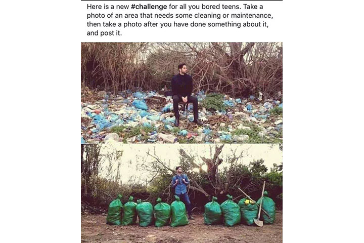 #TrashTag challenge is not another garbage trend - image