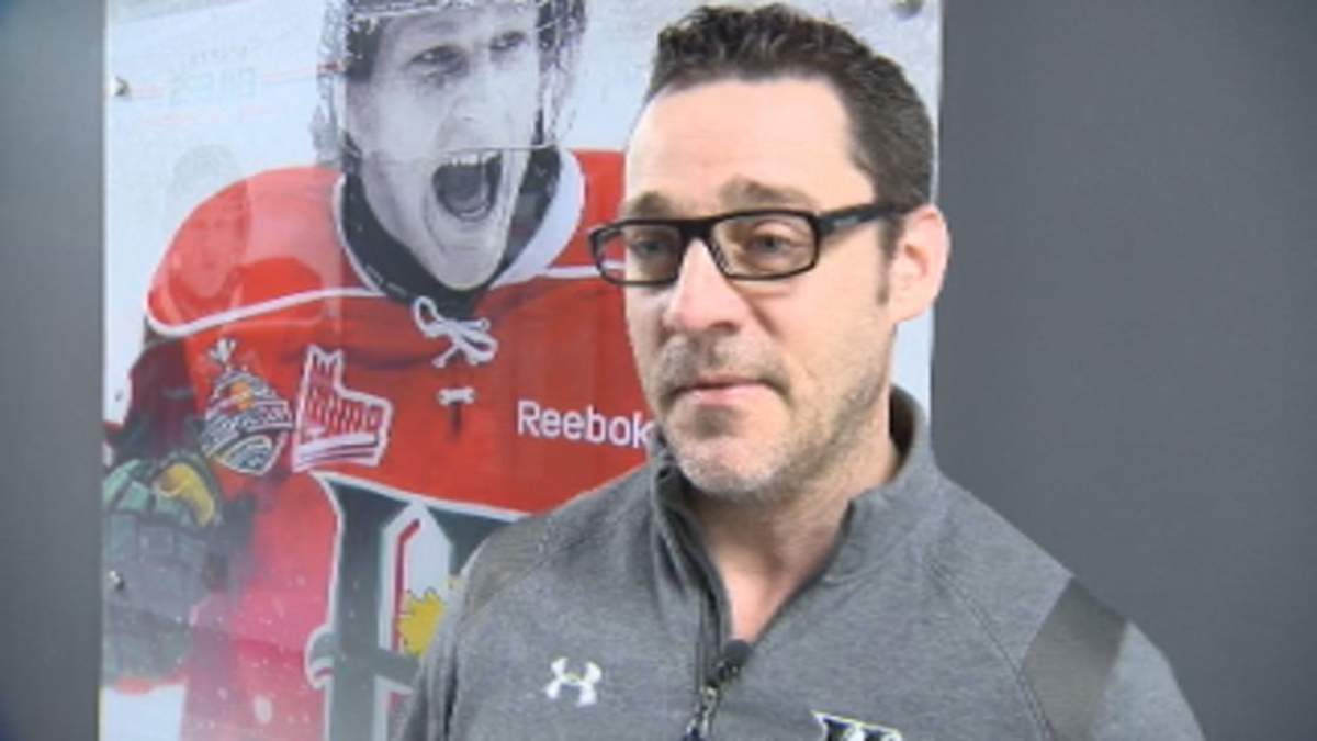 Halifax Mooseheads head coach Eric Veilleux.