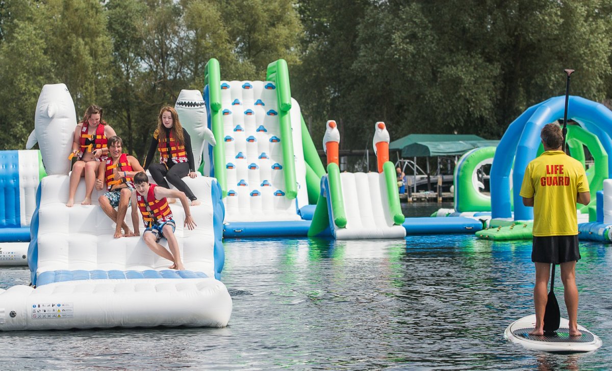 An inflatable floating water park is set to open in Manitoba this summer.