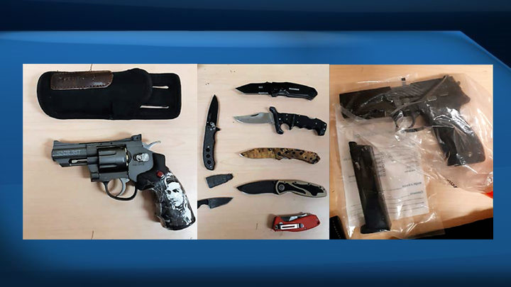 Weapons seized during Daylight Initiative.