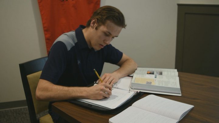 Ty Smith of the Spokane Chiefs was a finalist for the 2018 Scholastic Player of the Year for the WHL.