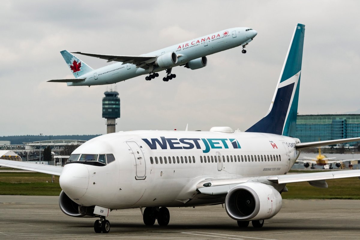 Air Canada and WestJet's standard liveries are two of the 32 competitors for the best-looking plane flying in and out of Vancouver International Airport.