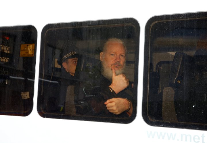 Wikileaks’ Julian Assange removed from Ecuador embassy, found guilty of