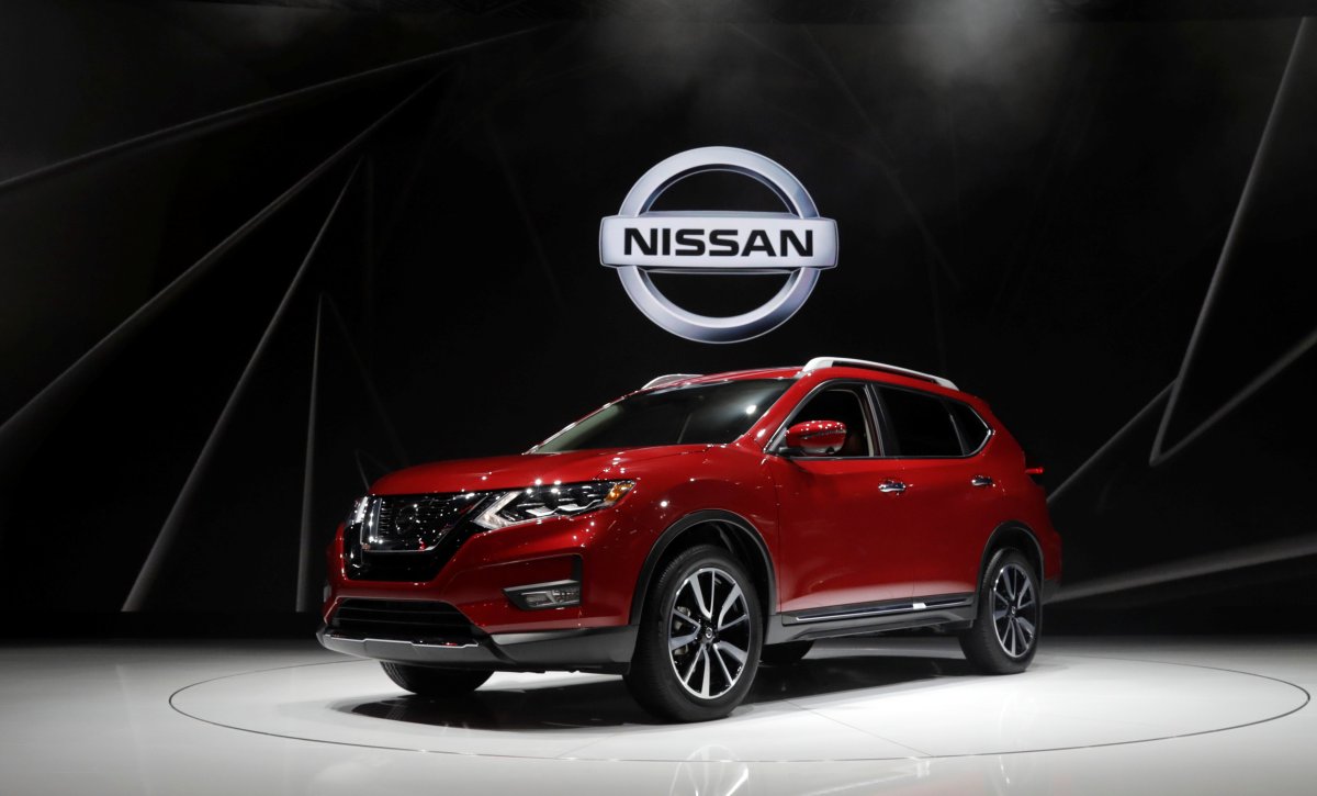 The 2018 Nissan Rogue is displayed at the 2017 New York International Auto Show in New York City, U.S. April 12, 2017. 