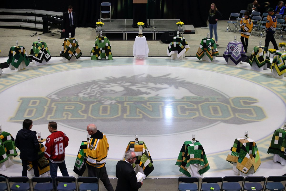 Get Here Humboldt Broncos Hockey Champion In Heaven T Shirt