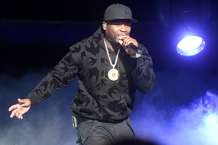 Curtis ’50 cent’ Jackson performs onstage on June 28, 2018, in New York City.