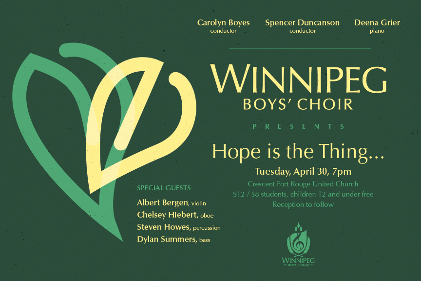 The Winnipeg Boys’ Choir presents “Hope is the Thing . . .” - image