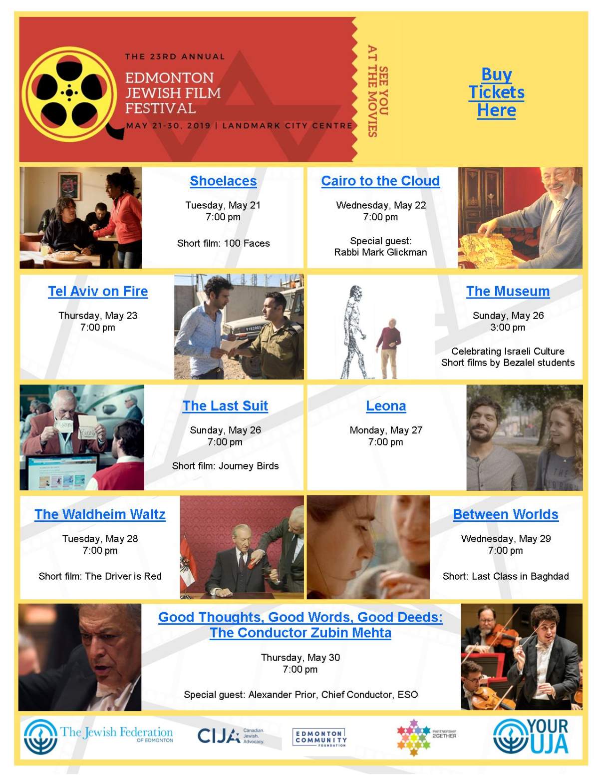 Edmonton Jewish Film Festival - image
