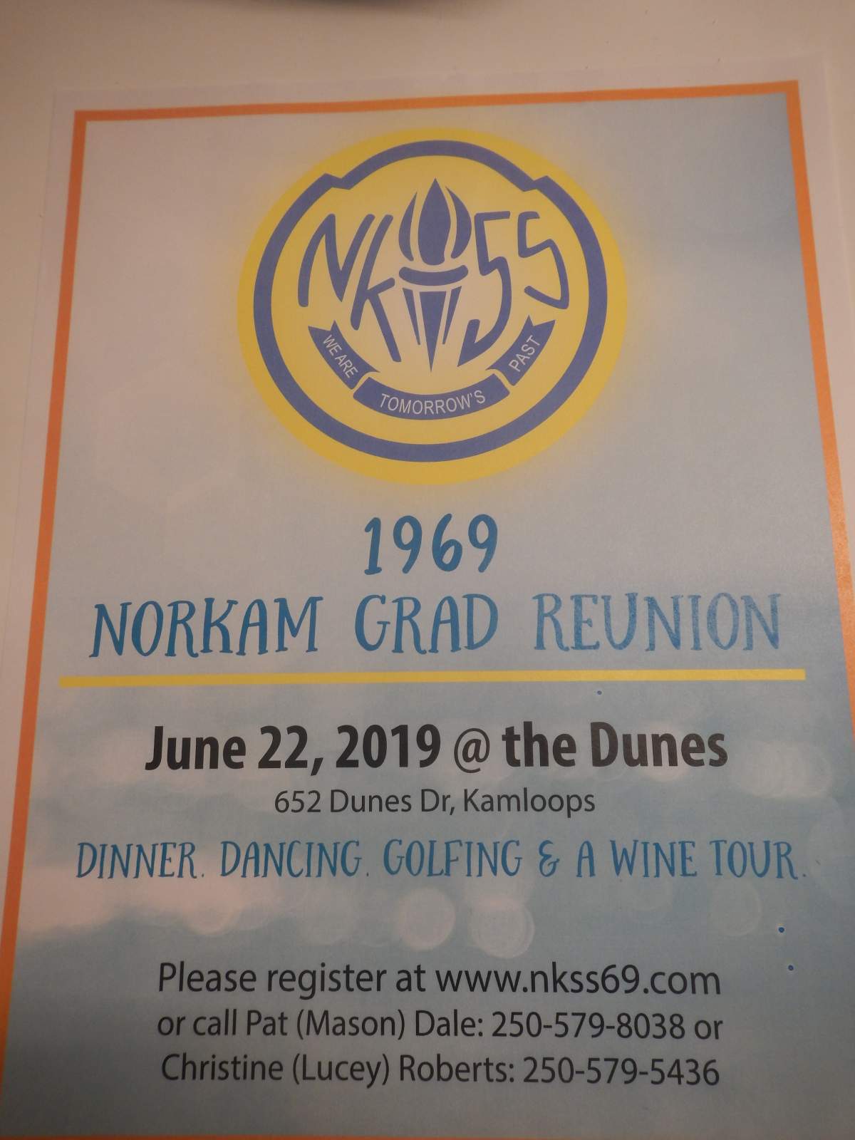 NKSS REUNION 1969 NORKAM ( KAMLOOPS - image