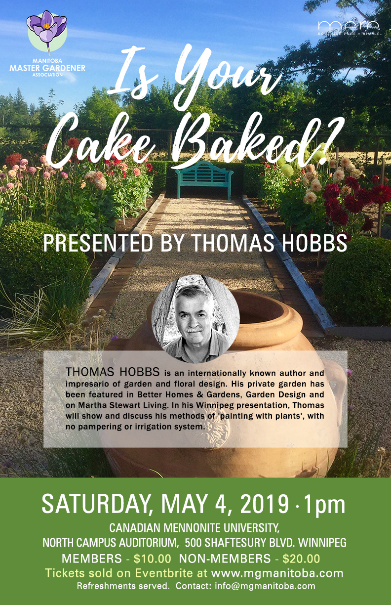 Thomas Hobbs presents “Is Your Cake Baked?” - image