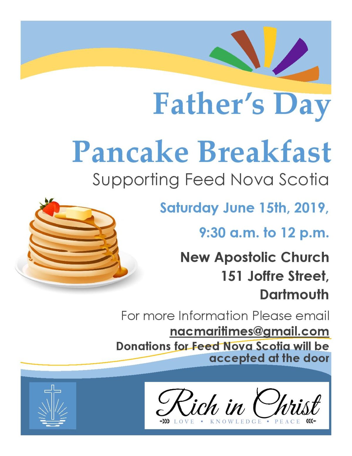 Father’s Day Pancake Breakfast Supporting Feed Nova Scotia - image