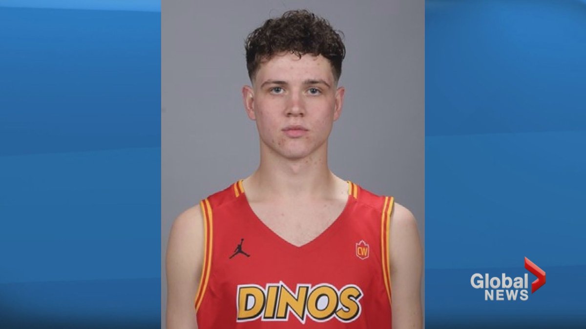 University of Calgary Dinos men's basketball player Andrew Milner, 19, died in a canoeing accident in B.C. on Tuesday, April 23, 2019. 