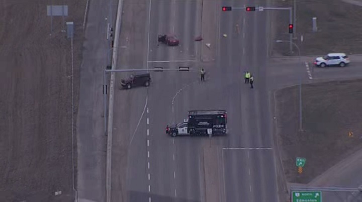 A 24-year old man died after an early morning crash on 41 Avenue SW near Highway 2 in south Edmonton on April 14, 2019.