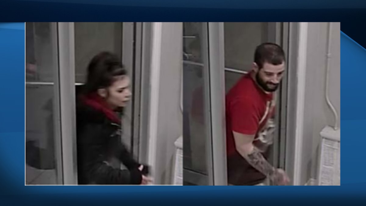 Brantford police are looking for a man and a woman suspected to have been involved in an early morning shooting downtown.