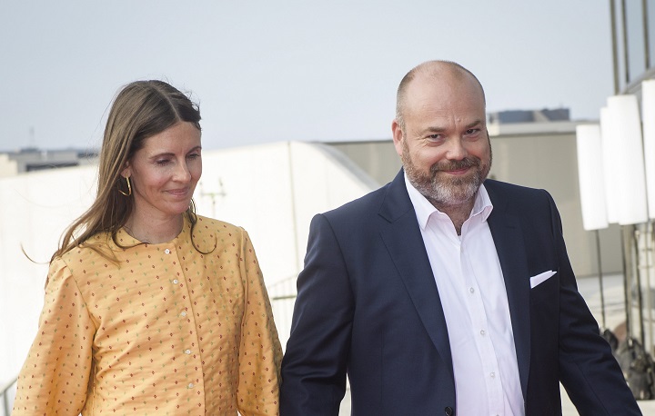 Anne and Anders Holch Povlsen, seen above in a file photo, lost three of their children in the Easter Sunday attacks in Sri Lanka.