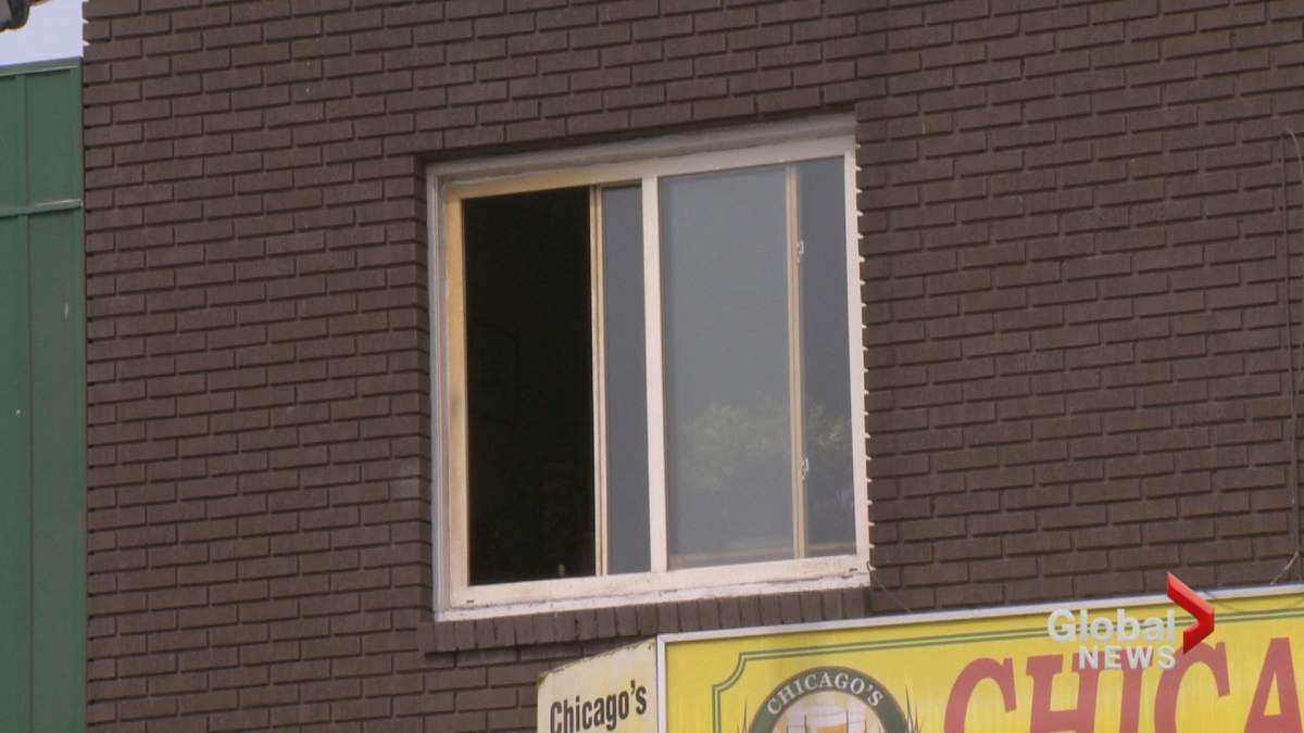 The bathroom of a suite was damage by fire in southeast Calgary on Tuesday, April 9.