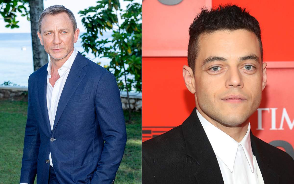 (L-R): Daniel Craig and Rami Malek.
