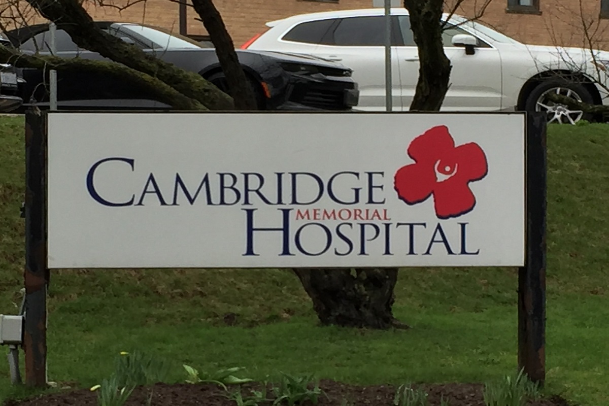 Cambridge Memorial Hospital .