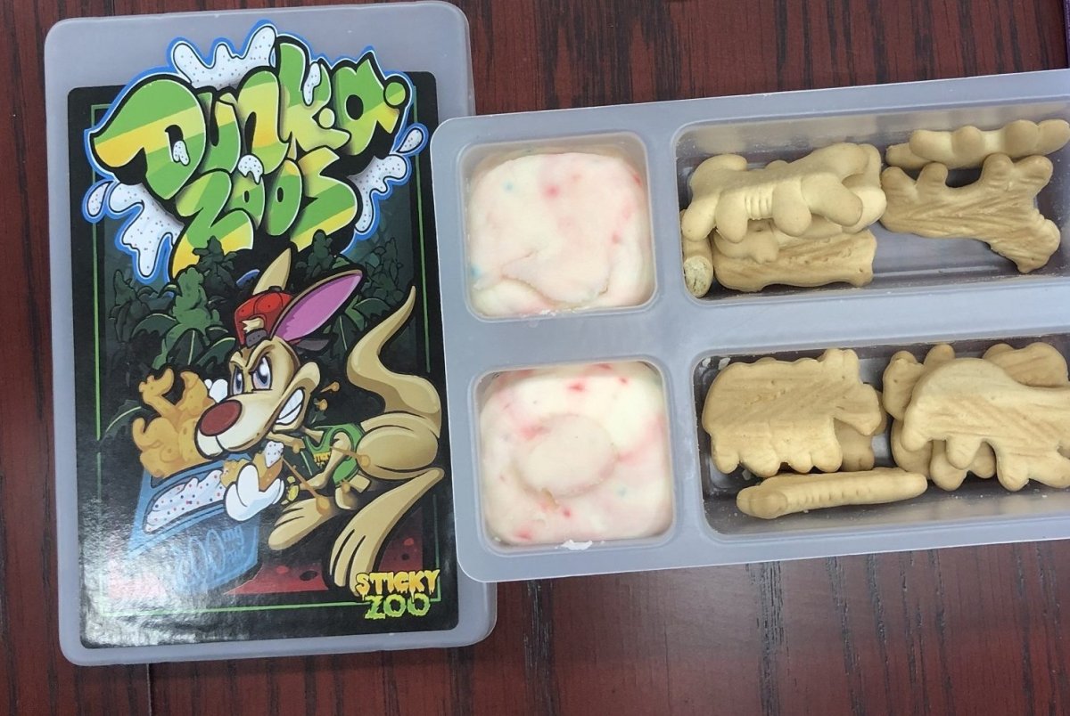 Halifax RCMP say these Dunka Zoos were among the edibles and other cannabis products they seized from a dispensary in Middle Sackville, N.S., on April 20, 2019. 