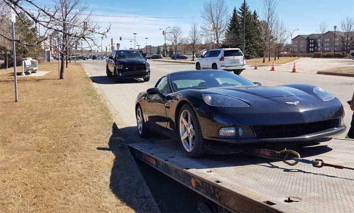 The Saskatoon police traffic unit clocked a Corvette travelling 126 km/h over the speed limit on Circle Drive this past weekend.