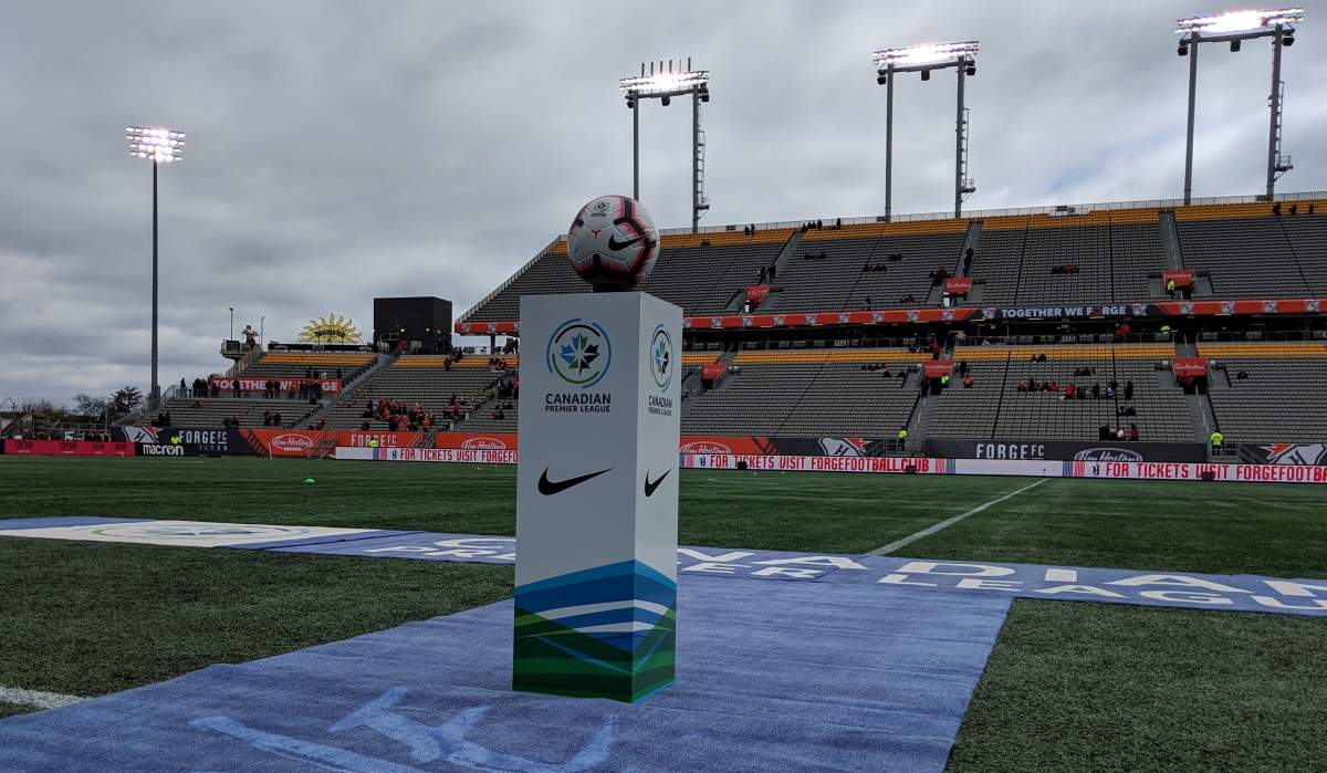 Hamilton's Forge FC hosted York9 FC in the inaugural game of the Canadian Premier League.