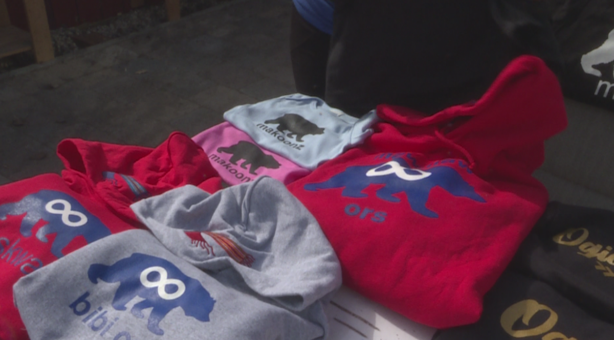 An assortment of clothing offered by MakadeMigizi Clothing & Apparel.