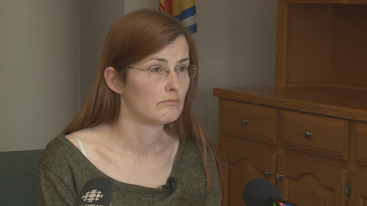 Dr. Cristin Muecke, New Brunswick’s deputy chief medical officer of health, speaks to media on April 9, 2019.