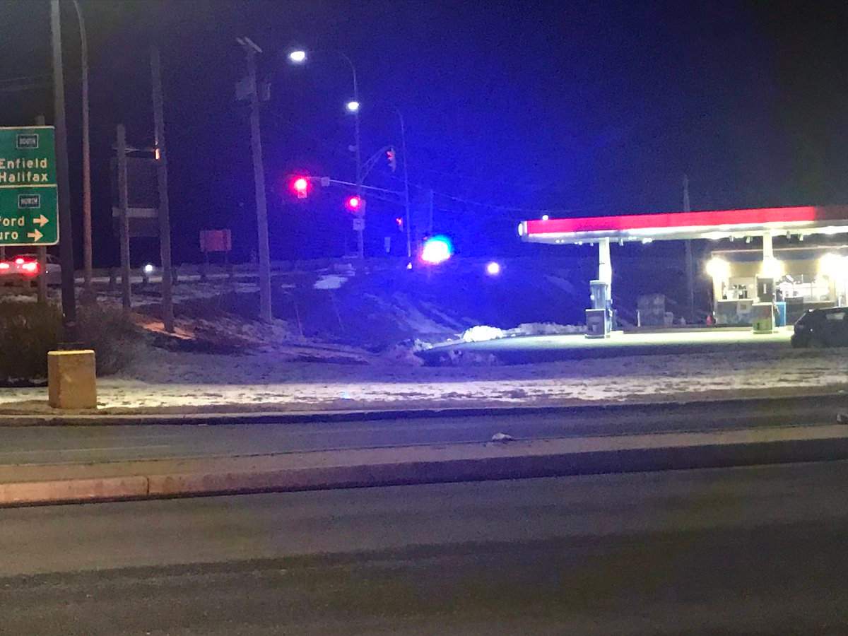 RCMP said Wednesday night they were responding to an 'unfolding incident' on Highway 102 near Enfield, N.S. 