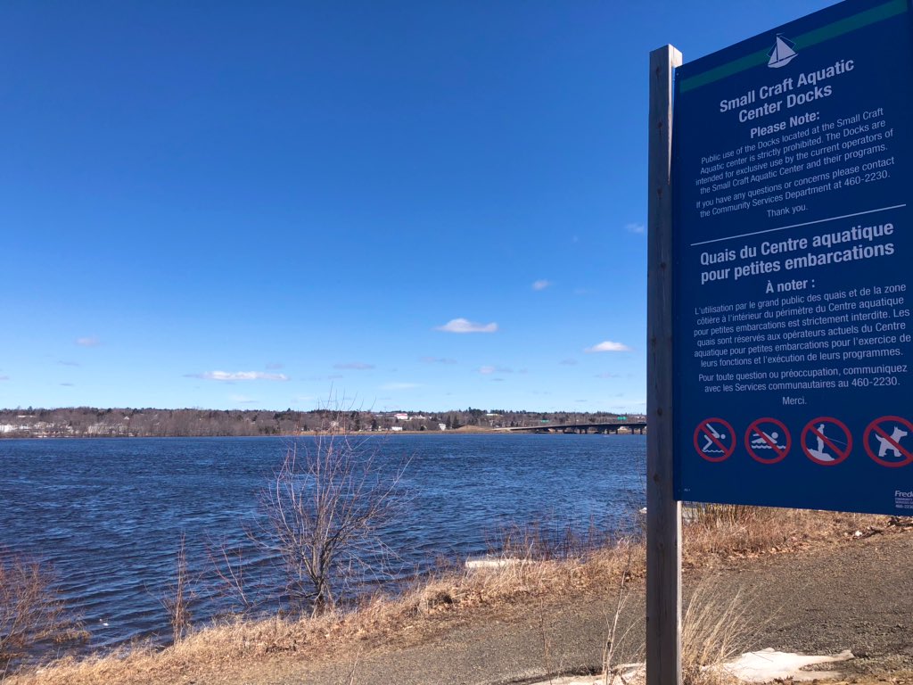 St. John River during flood warnings.