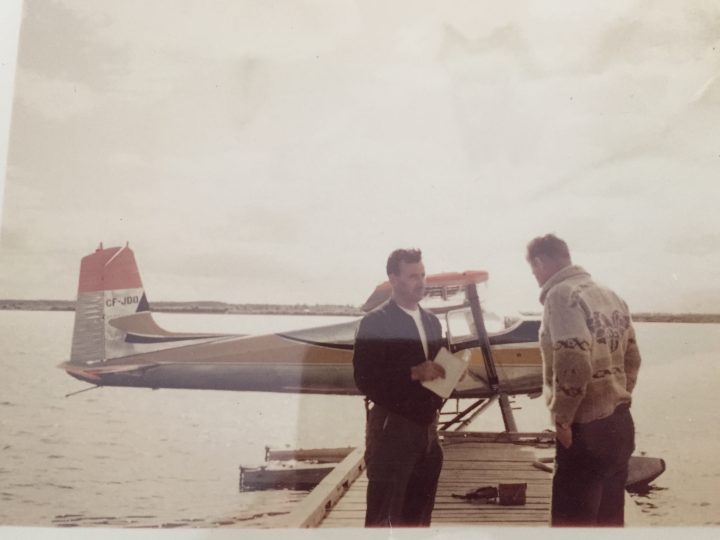 A photo of Ray Gran (left), which was taken on Aug. 10, 1959, 10 days before the crash.