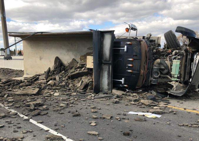 The crash happened at the beginning of the afternoon rush hour on Wednesday.