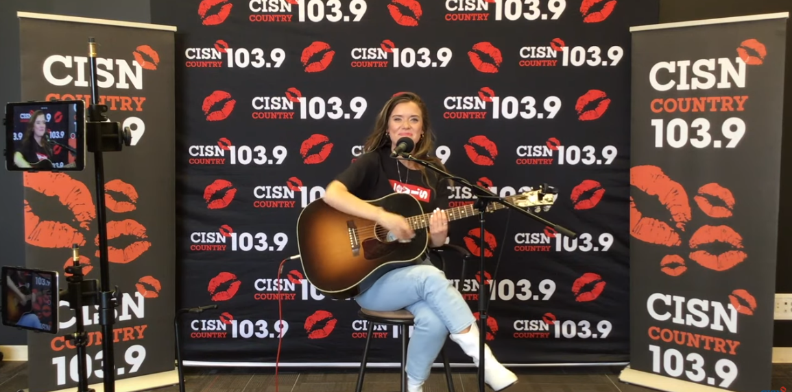 Emily Reid on the CISN Country 103.9 Sound Stage - image
