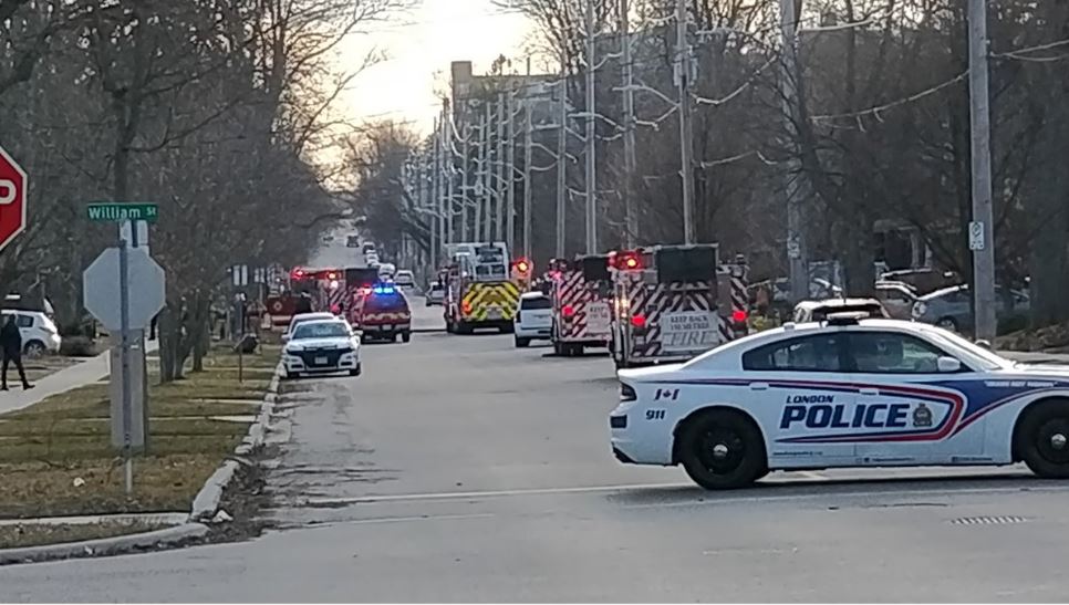 The London Fire Department says damage was significant after a blaze at a home on Grosvenor Street Wednesday evening.