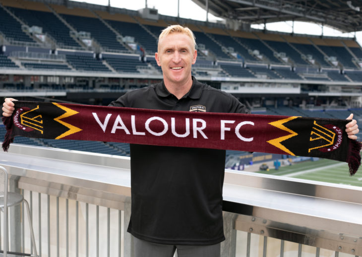 Valour FC coach and GM Rob Gale.